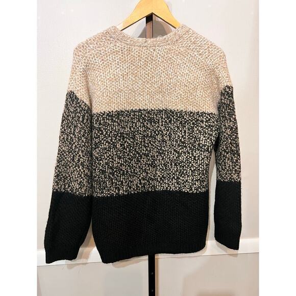 One Grey Day Cardigan Sweater Open Front Colorblock Combo Womens M from REVOLVE - Picture 5 of 5